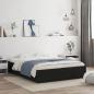 Preview: ARDEBO.de - Bettgestell mit Schubladen Schwarz 150x200 cm Holzwerkstoff