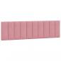 Preview: Bettgestell mit Kopfteil Rosa 180x200 cm Samt