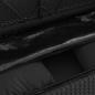 Preview: Gartenbank mit Kissen Schwarz Poly Rattan