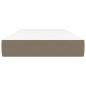 Preview: Taschenfederkernmatratze Taupe 120x190x20 cm Stoff