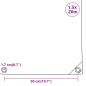 Preview: Abdeckplane Anthrazit 1,5x20 m 650 g/m²