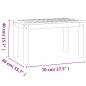 Preview: 4-tlg. Garten-Lounge-Set mit Kissen Poly Rattan&Massivholz