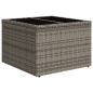 Preview: 6-tlg. Garten-Sofagarnitur mit Kissen Grau Poly Rattan