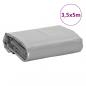 Preview: Abdeckplane Grau 3,5x5 m 650 g/m²