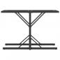 Preview: 3-tlg. Bistro-Set mit Kissen Schwarz Poly Rattan
