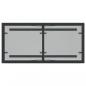 Preview: 3-tlg. Bistro-Set mit Kissen Schwarz Poly Rattan