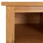 Preview: Schuhregal 90x37x45 cm Eiche Massivholz