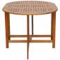 Preview: Gartentisch 130x90x72 cm Massivholz Akazie