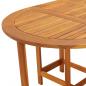 Preview: Gartentisch 130x90x72 cm Massivholz Akazie