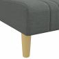 Preview: Schlafsofa in L-Form Dunkelgrau 279x140x70 cm Stoff