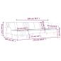 Preview: Schlafsofa in L-Form Dunkelgrau 279x140x70 cm Stoff