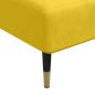 Preview: Chaiselongue Gelb Samt