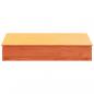 Preview: Sandkasten mit Deckel Wachsbraun 111x111x19,5 cm Kiefernholz
