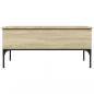 Preview: Couchtisch Sonoma-Eiche 100x50x45 cm Holzwerkstoff und Metall