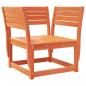 Preview: Gartenstuhl Wachsbraun Massivholz Kiefer