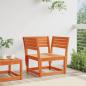 Preview: Gartenstuhl Wachsbraun Massivholz Kiefer