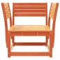 Preview: Gartenstuhl Wachsbraun Massivholz Kiefer