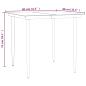 Preview: 5-tlg. Garten-Essgruppe mit Kissen Grau Poly Rattan