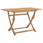 Preview: Gartentisch Klappbar 120x70x75 cm Massivholz Akazie