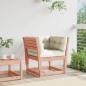 Preview: Gartensofa mit Armlehnen und Kissen Massivholz Douglasie