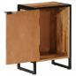 Preview: Badschrank 40x30x60 cm Massivholz Akazie und Eisen
