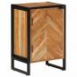 Preview: Badschrank 40x30x60 cm Massivholz Akazie und Eisen