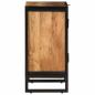 Preview: Badschrank 40x30x60 cm Massivholz Akazie und Eisen