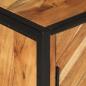 Preview: Badschrank 40x30x60 cm Massivholz Akazie und Eisen