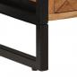 Preview: Badschrank 40x30x60 cm Massivholz Akazie und Eisen