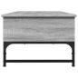 Preview: Couchtisch Grau Sonoma 100x50x35 cm Holzwerkstoff und Metall