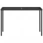 Preview: 5-tlg. Garten-Essgruppe mit Kissen Schwarz Poly Rattan