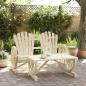 Preview: ARDEBO.de - 2-tlg. Garten-Lounge-Set Massivholz Tanne