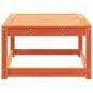 Preview: Gartenhocker Wachsbraun Massivholz Kiefer