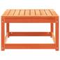 Preview: Gartenhocker Wachsbraun Massivholz Kiefer