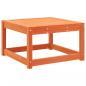 Preview: Gartenhocker Wachsbraun Massivholz Kiefer
