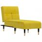 Preview: Chaiselongue Gelb Samt