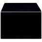 Preview: Couchtisch Schwarz 98x45x31 cm Hartglas 