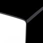 Preview: Couchtisch Schwarz 98x45x31 cm Hartglas 