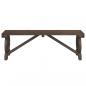 Preview: Gartenbank 115 cm Massivholz Tanne
