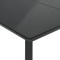 Preview: 5-tlg. Garten-Essgruppe mit Kissen Schwarz Poly Rattan