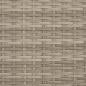 Preview: Sonnenliege mit Kissen Hellgrau Poly Rattan