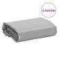Preview: Abdeckplane Grau 2,5x4,5 m 650 g/m²