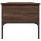 Preview: Couchtisch Braun Eichen-Optik 100x50x45 cm Holzwerkstoff Metall