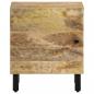 Preview: Nachttisch 40x33x46 cm Massivholz Mango