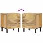Preview: Nachttisch 40x33x46 cm Massivholz Mango