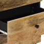 Preview: Nachttisch 50x33x60 cm Massivholz Mango