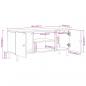 Preview: TV-Schrank 105x33x46 cm Massivholz Mango