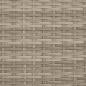 Preview: Gartensofa 2-Sitzer mit Hockern Hellgrau Poly Rattan