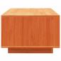 Preview: Couchtisch Wachsbraun 110x50x33,5 cm Massivholz Kiefer