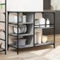 Preview: Küchenwagen Grau Sonoma 100x45x89,5 cm Holzwerkstoff